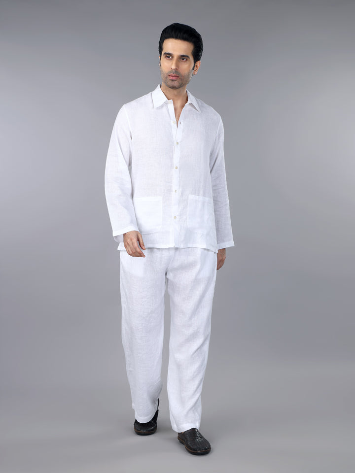 Linen Loungewear Set Duo Delight ( Pack Of 2 Set  )