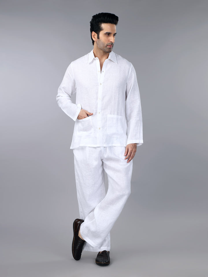 Linen Loungewear Set Duo Delight ( Pack Of 2 Set  )