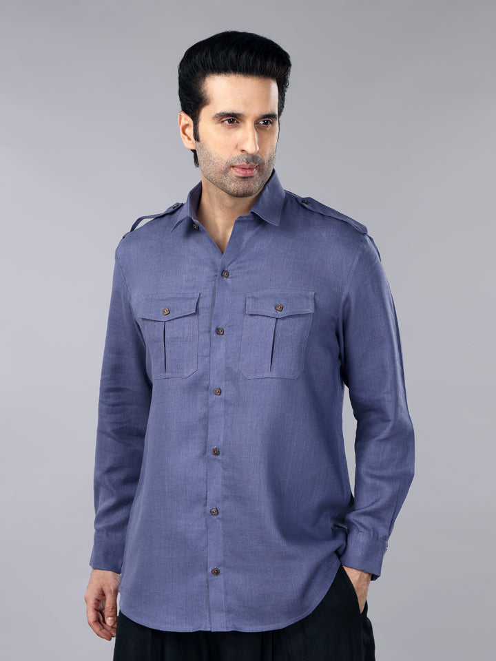 Linen Shirt Pair ( Pack Of 2 )