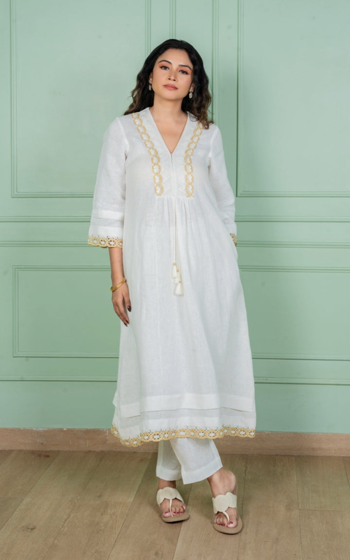 Lily Linen Kurta Set