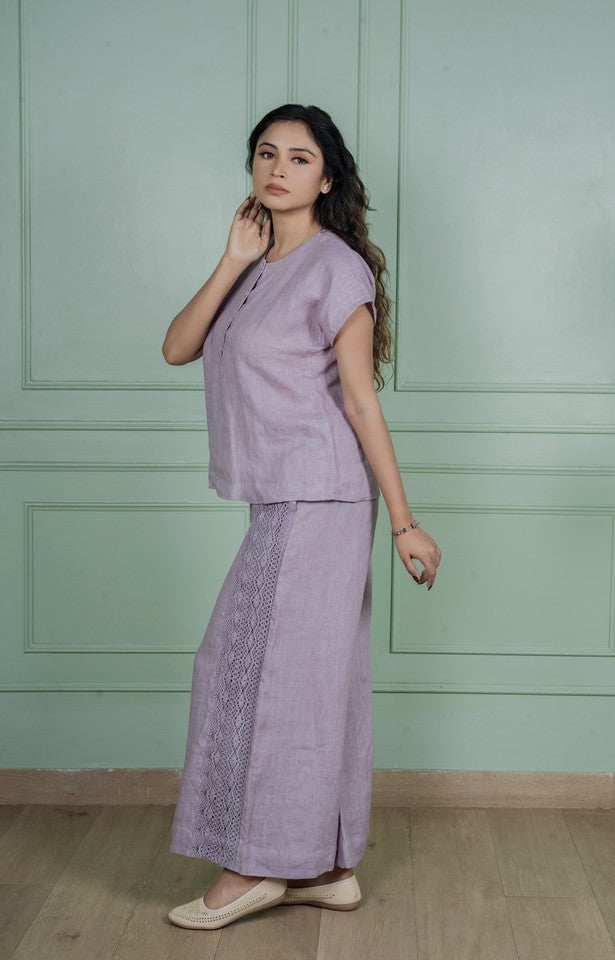 Orchid Linen Coord Set