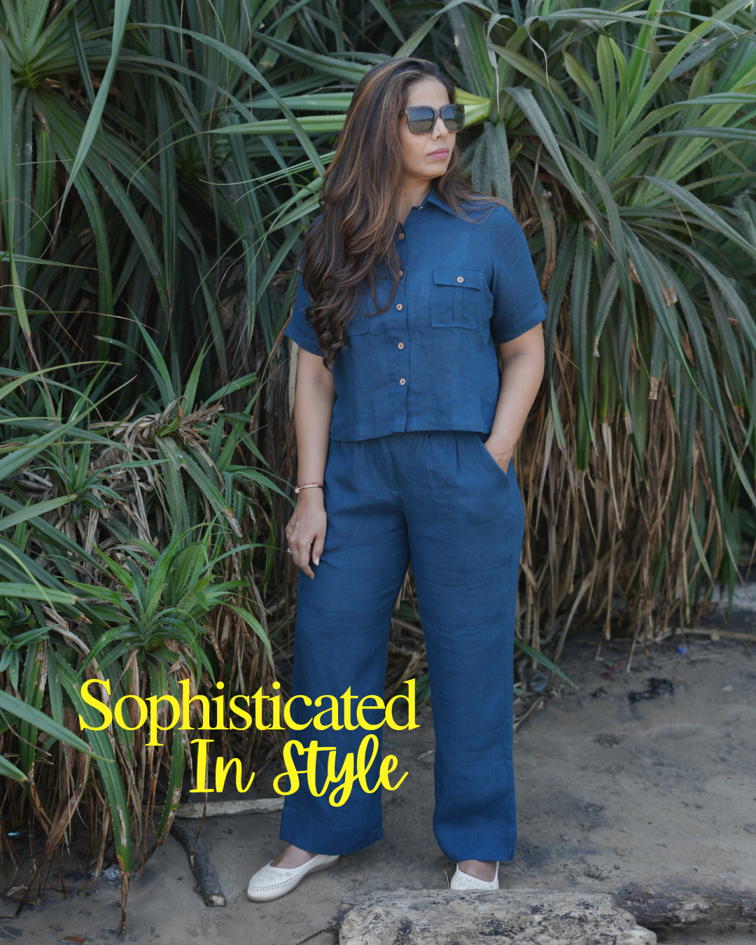 Biscoff Linen Shirt & Pant Set