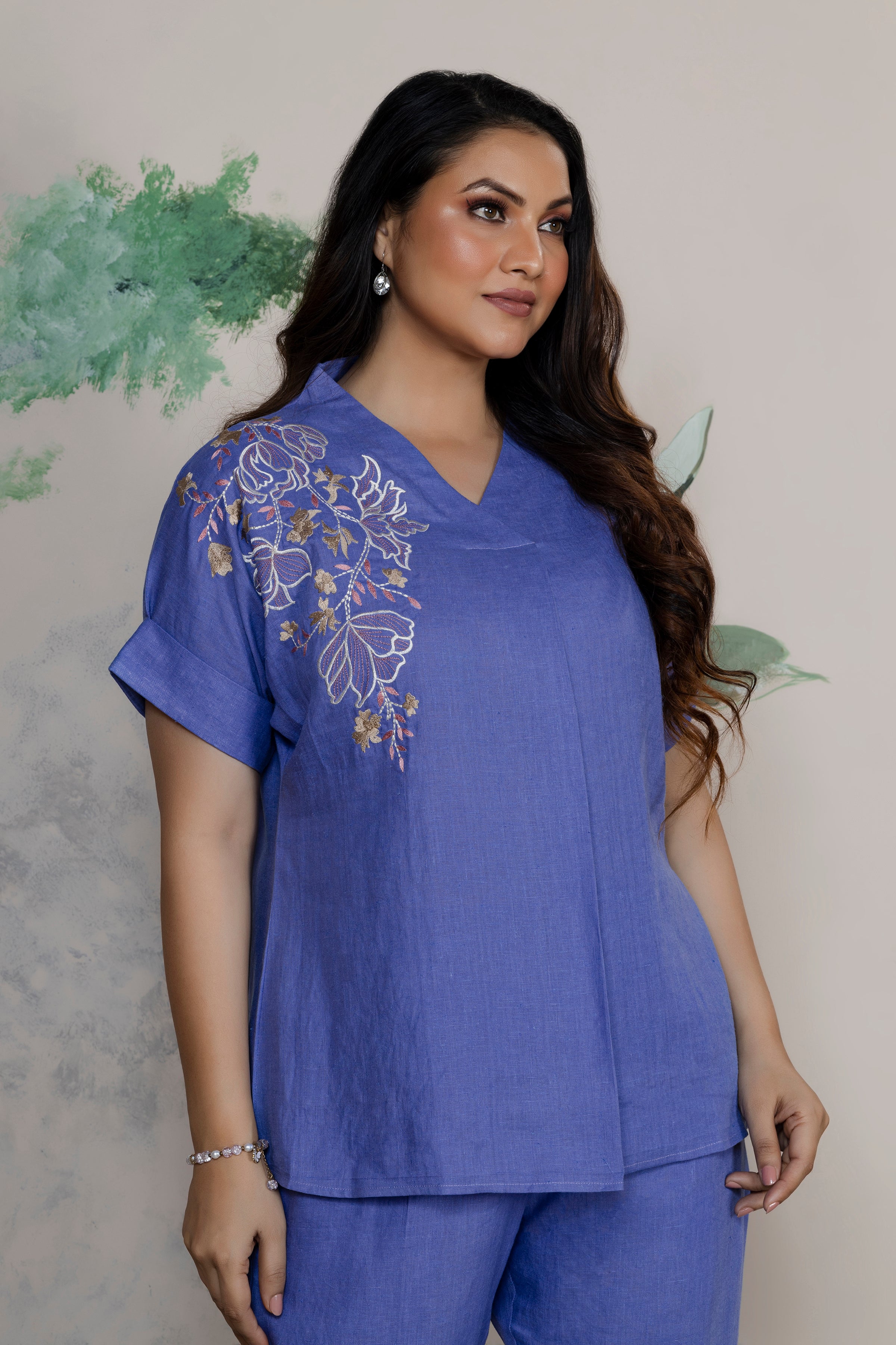 Lilac Linen Coord Set